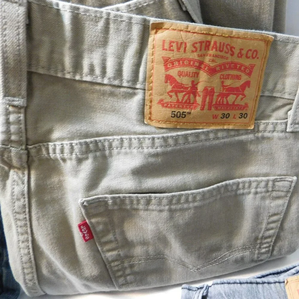 Levi's Jeans 505 Lot of 5 Pairs Men's
